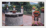 Cortile con pozzo